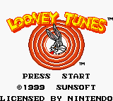 Looney Tunes (Europe) Title Screen